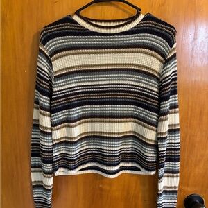 Striped Knit Sweater